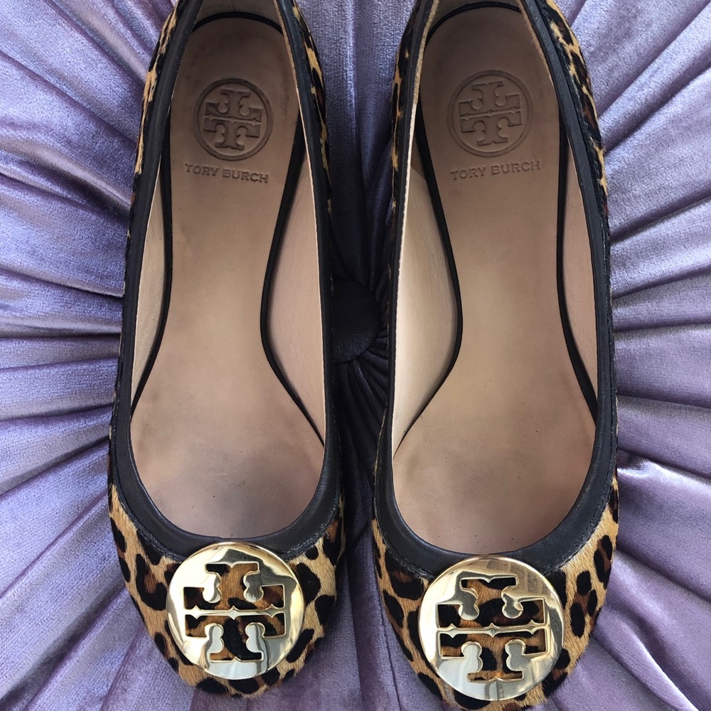 Tory Burch Leopard Print Flats